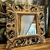 Small Antique Carved Wooden Mirrors