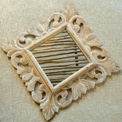 Small Antique Carved Wooden Mirrors