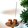 Hand Carved Wooden Boho Style Incense Holders