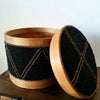 Bamboo Boxes With Black Beads