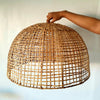Large Woven Bamboo Bowl Ceiling Lamps