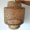 Woven Bamboo Lamp Set