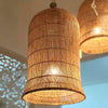 Fish Basket Style Rattan Pendant Ceiling Lamp