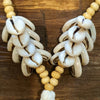 Natural Beaded Napkin Ring With Cowrie Shells