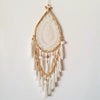 Large Oval Macrame, Bamboo And Bead Dream Catcher