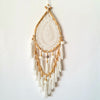 Large Oval Macrame, Bamboo And Bead Dream Catcher