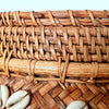 Bamboo & Rattan Baskets With Shells