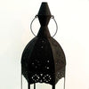 Arabic Style Tall Black Brass Candle Holders