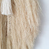 Straw Grass Leaf Style Wall Set With Beaded Tassels