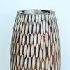Tall Light Wooden Vases