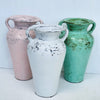 Classic Greek Style Pottery Vases With Handles