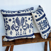 Traditional Sundanese Motif Blue & White Cushions