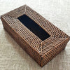 Rectangle Tissue Box Rattan (W)