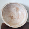 Large Carved Ethnic Pattern Wooden Bowl