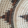 Woven Black And Brown Palm Leaf Wall Plate