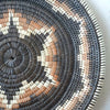 Large Dark Brown Woven Palm Leaf Wall Plate