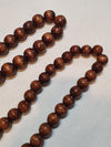 Brown Wooden Beaded Tassel