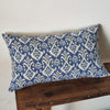 Light Blue Sunda Traditional Woven Pattern Cushion