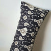 Black Sundanese Traditional Print Pattern Cushion