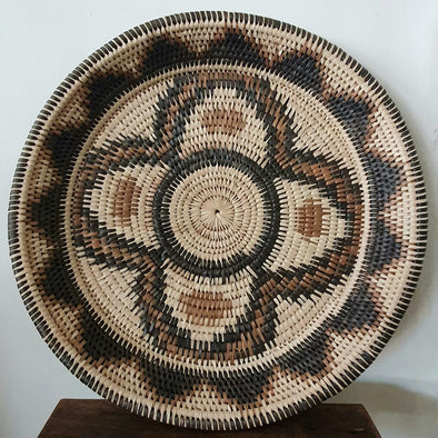 Medium Woven Palm Leaf Wall Plate