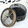 Round Brass Mosquito Coil Holders With Handle