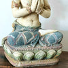 Balinese Meditating Dewi Sri Stone Statue