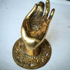 Golden Brass Meditation Hand Door Handles