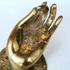 Golden Brass Meditation Hand Door Handles