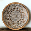 Round Ethnic Plate Carving