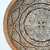 Round Ethnic Plate Carving