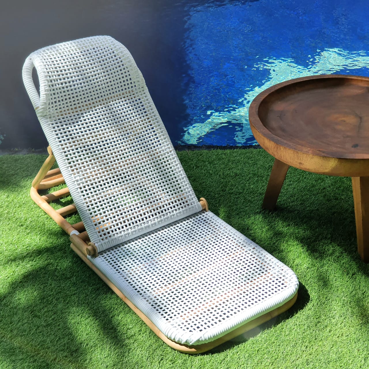 Rattan Beach And Pool Folding Chair – Canggu & Co