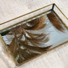 Small Bevelled Glass & Mirrored Tray