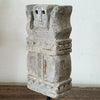 Carved Grey Stone Man On Stand