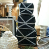 Black & White Beaded Bamboo Square Box Set