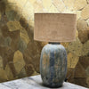Antique Style Tall Pottery Table Lamp