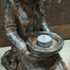 Antique Style Balinese Goddess Candle Holder