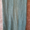 Baby Blue Raw Cotton Throw With Beaded Tassels - Canggu & Co