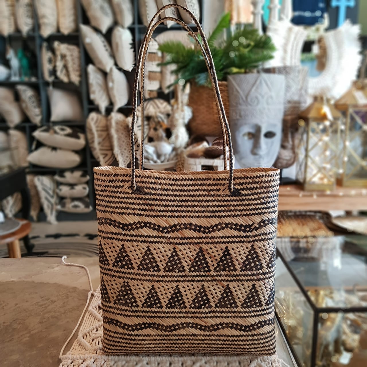 Square woven bag clearance