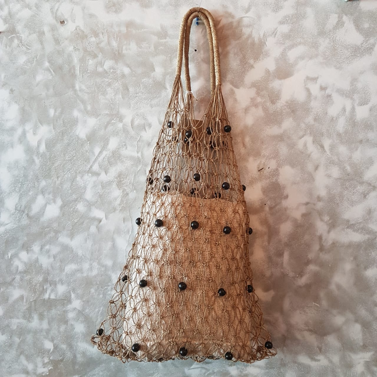 Woven hot sale string bag