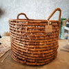 Natural Woven Banana Leaf Basket - Canggu & Co