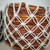 Small Banana Leaf Basket Set With Knitted Exterior - Canggu & Co