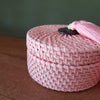 Round Rattan Boxes With Twin Tassels - Canggu & Co