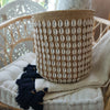 Natural Woven Bamboo And Cowrie Shell Basket - Canggu & Co