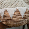 Round Banana Leaf Basket With Natural Thread Pattern - Canggu & Co