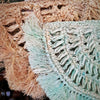 Natural Woven Straw Grass Fold Clutch - Canggu & Co