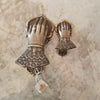 Antique Brass Hand Hanging Clips - Canggu & Co