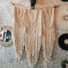 Large Woven Macrame Wall Hanging With Beads - Canggu & Co