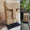 Square Stone Mask Figure Decor - Canggu & Co