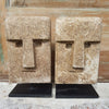 Square Stone Mask Figure Decor - Canggu & Co
