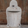 Whitewash Wooden Buddha Head - Canggu & Co